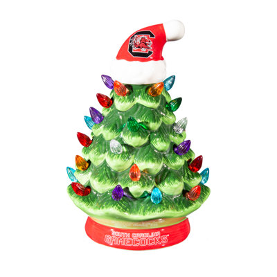 Maclachlan 8" NCAA Ceramic Tabletop Christmas Tree