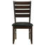Chaises d'appoint rembourrées (ensemble de 2)