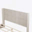 Structure de lit plateforme en bois avec tête de lit-1341784487-1341784485