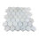 2'' x 2'' Marble Honeycomb Mosaic Wall & Floor Tile