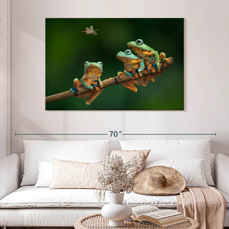 Brampt Hungry Frogs, 32" H x 48" W
