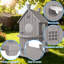38.88"H Two-Storey  Resin Cat House With Escape Door(Light Brown/Grey)-1942150306-1930548540