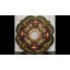 Polylobed Wreath 18" D Polyurethane Hand Painted Ceiling Medallion