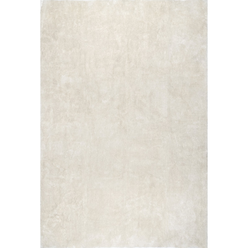 Solid Colour Shag Area Rug, Rectangle 244 x 305cm