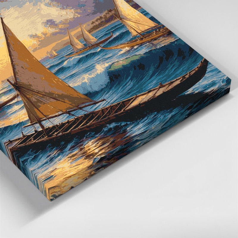 Impression sur toile hawaïenne, H 32 po x l 32 po