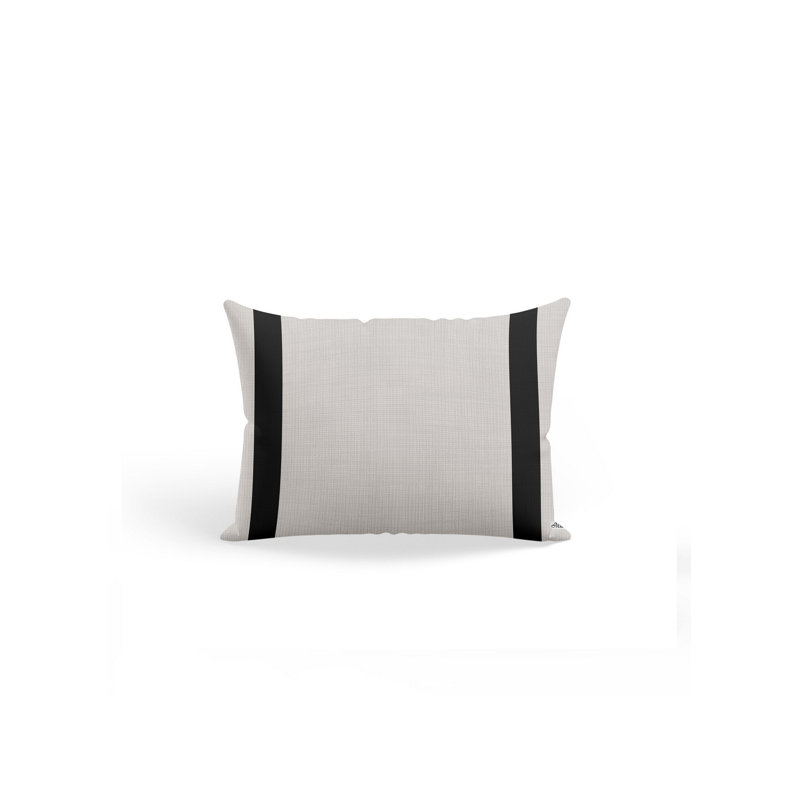 Housse de coussin rectangulaire en polyester