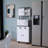 Emily White And Wengue 1-Drawer Kitchen Pantry-664435701