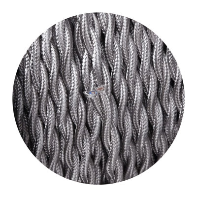 Fralick 3Core Twisted Vintage Coloured 0.75Mm Braided Fabric Flexible Electrical Hight Quality UK Lighting Wire Cable