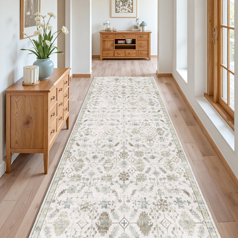 Tapis de couloir lavable à la machine, Tapis de couloir 3 pi x 12 pi