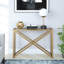 Calix Glass Top Console Table-50309256-99930468