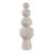 Modern Geometric Sculpture - Pottery And Paper Mache Decorative Art With Stacked Contemporary Design For Sleek Stylish Accent Display-1446668706