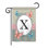 Drapeau de maison / jardin en polyester monogramme à 2 faces Shellman Butterflies