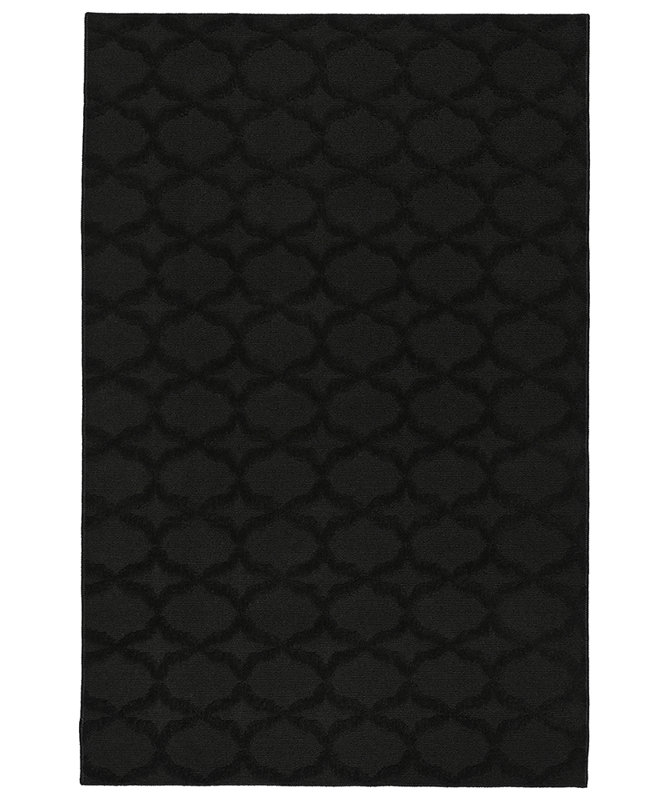 Togut Non-Slip Polypropylene Rectangle Mocha Area Rug, Rectangle 4' x 6'
