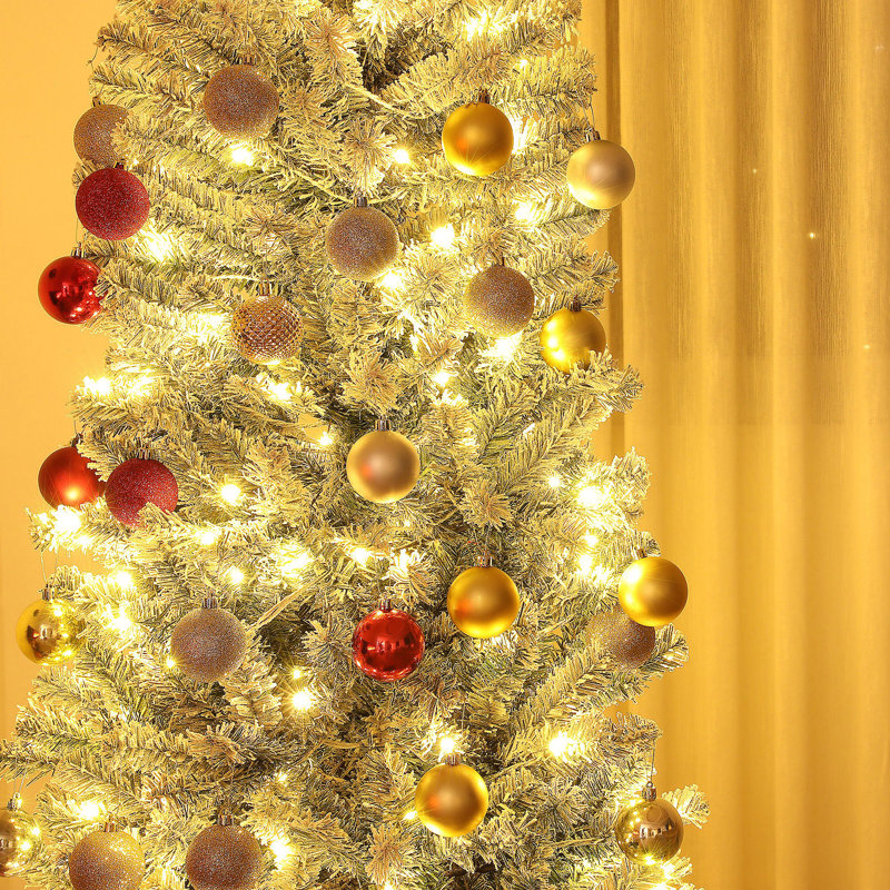 Arbre de Noël artificiel avec lumières DEL pré-éclairées, 7'5"