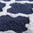 Lavish Home 2 Piece Bathroom Rug Set - 41x24.5 Inch and 34x21 Inch 100% Cotton Bath Mats with Textured Trellis Print for Elegant Bathroom Decor - Bath Rugs Non Slip Washable Bathmats-209261256