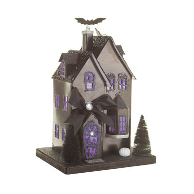 Maison hantée à DEL noire