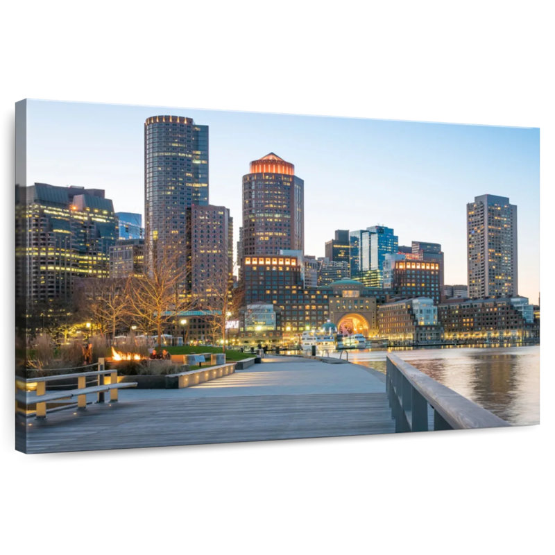Boston Harborwalk, H 20 po x l 30 po