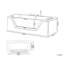 Rourke x Whirlpool Acrylic Bathtub with Tap-1357831576-1357831583