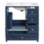 Meuble-lavabo 30 po avec lavabo en céramique, meuble-lavabo à 3 tiroirs-242384571-242384566
