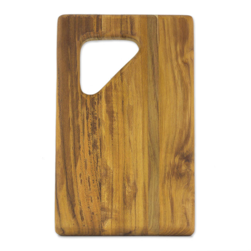 Planche à découper en bois teck Toms