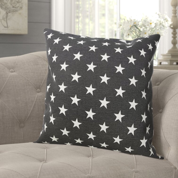 Black and White Geometric Pillow