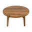 Ensemble de canapé d'extérieur 4 pièces, structure en bois d'acacia avec détails en corde, coussins beiges hydrofuges pour patio / cour arrière / terrasse-132686069