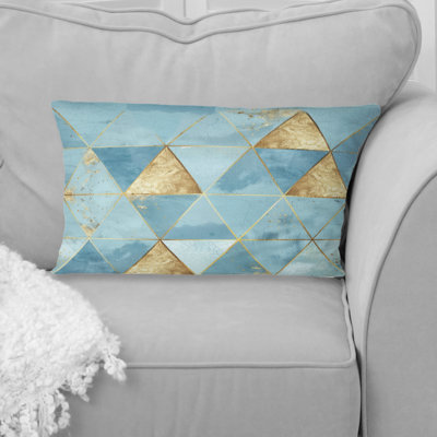Triangle Glam I - Glam Lumbar Pillow