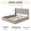 Braya Hydraulic Lift Up Storage Upholstered Platform Bed-827642104-814089973