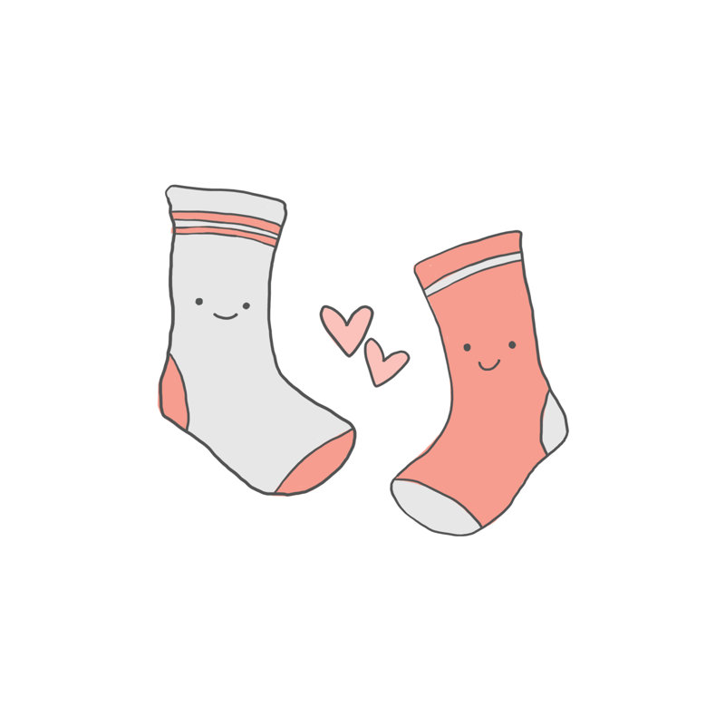 Put My Heart in Spin Cycle Socks 1 Piece Wrapped Canvas Painting, 91cm H x 91cm W x 3.8cm D