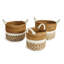 Key Largo Handmade Seagrass Metal General Basket Set