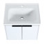 Ensemble de meuble-lavabo à fixation flottante avec lavabo Quinnlynn
