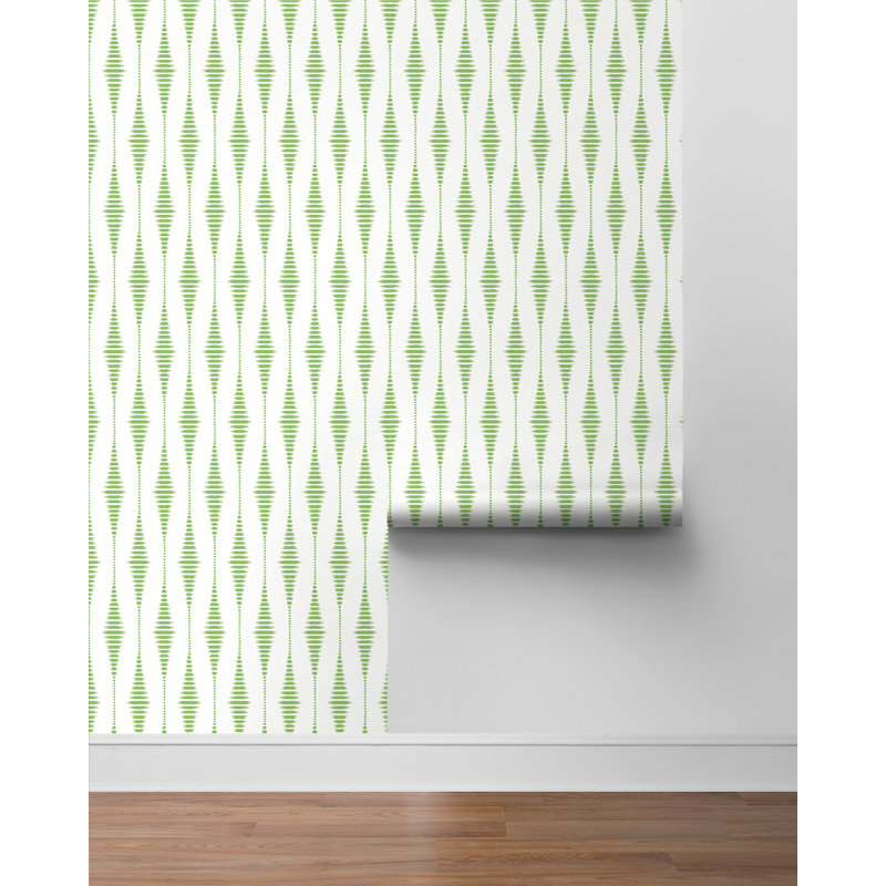 Papier peint adhésif Arinah, Vert ara