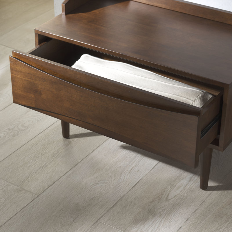 Priseis Wood 1 Drawer Hall Tree