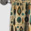 Nomadic Treasures Boho Motif II - Rideau abstrait - Rideau occultant géométrique - 1 panneaux-107555796