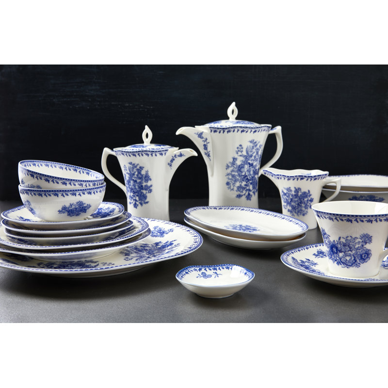 Lancaster Blue Sauce Dishes, 1 oz, by Luzerne