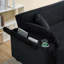 Canapé-lit extensible 80 po en velours côtelé avec porte-gobelet-1330653621