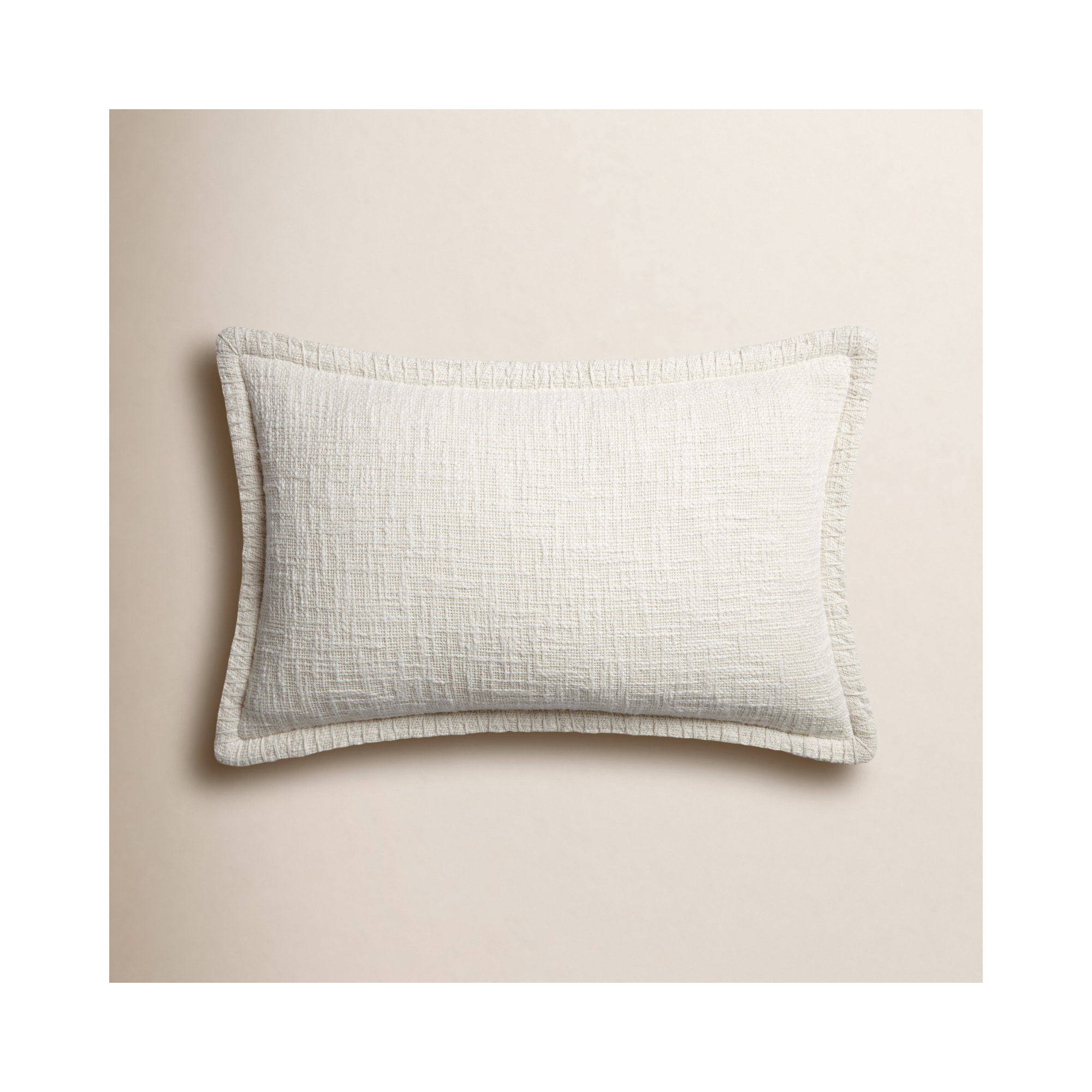 Favela Cotton Throw Pillow, No Fill, 13" H x 21" W x 1" D
