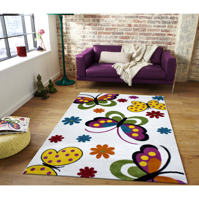 Tapis à poil long crème de qualité supérieure, 4 x 6 pi | 100% poils longs, 2,5 lb / pi², hauteur des poils: 0,4 po | Doux et moelleux, idéal pour le salon, la chambre à coucher et les espaces confortables | Facile à nettoyer avec l'aspirateur, décoration intérieure élégante