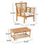 Ensemble de 2 chaises club et mobilier de patio Caydon