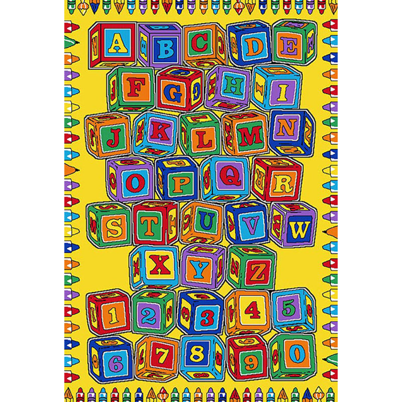 Streets Rectangle Polypropylene Rug, Rectangle 8' x 11'