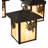 Seneca Winter Pine 4 - Light Dimmable Square / Rectangle Chandelier