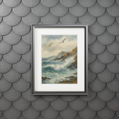 Clinger Single Picture Frame Print