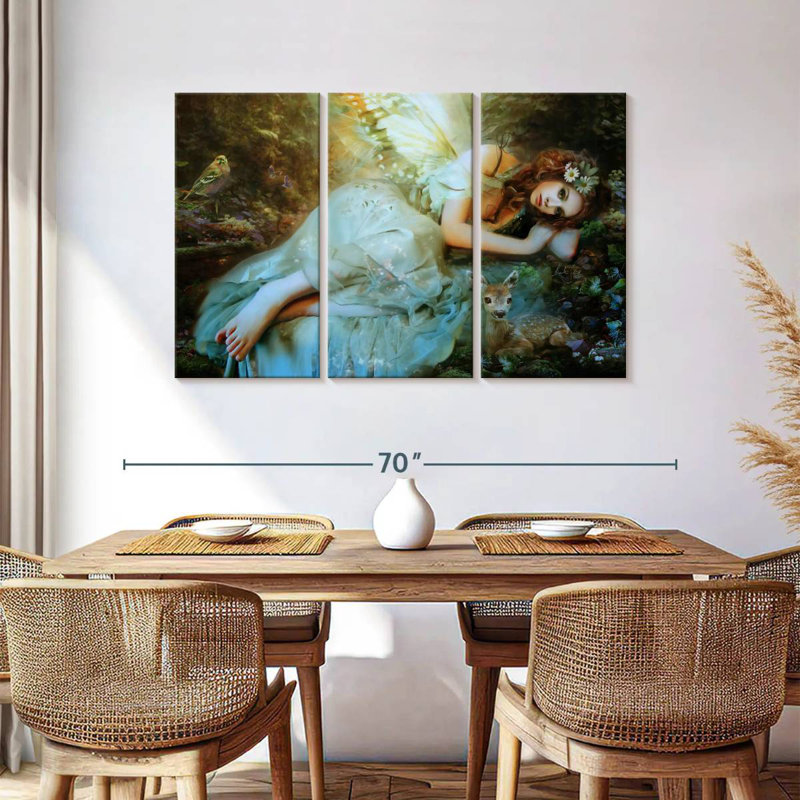 Kelan Spring Fairy, 36" H x 57" W