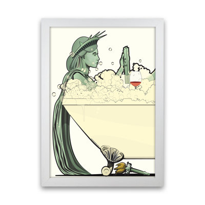 Statue Of Liberty Bath - Print