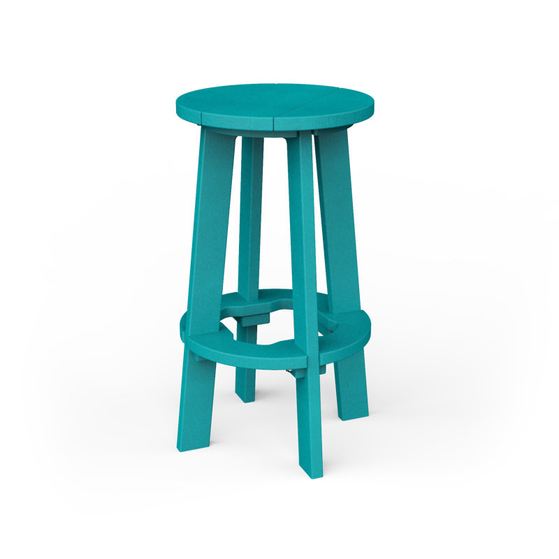 Outdoor Stool, Aruba Blue