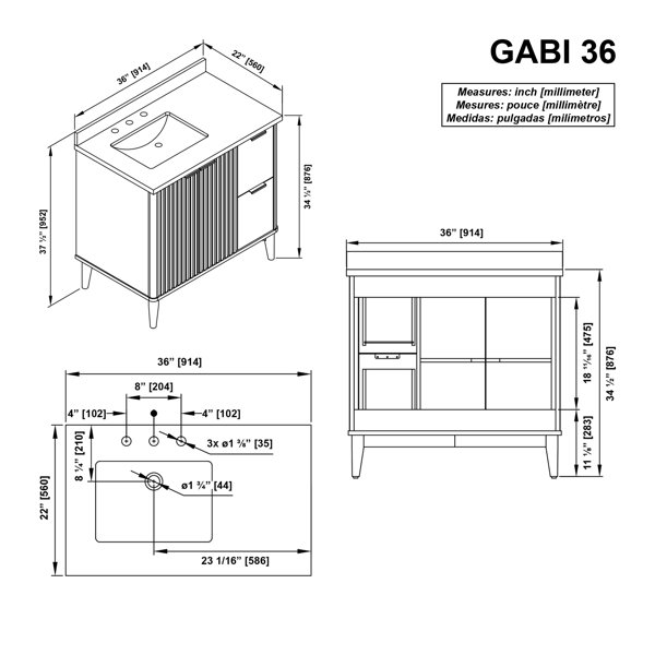 Dimensions du produit
