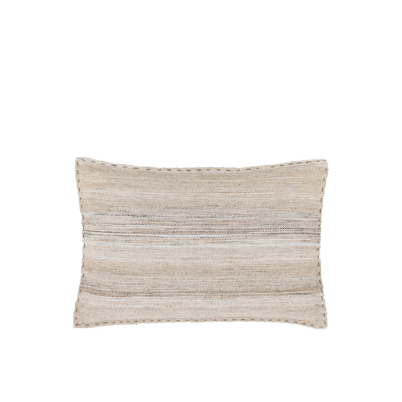 Grey Tonal Woven Cushion