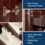 Bibliothèque standard H 71,88 po x l 29,38 po Manahan-1038172106