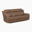 Ensemble de salon inclinable manuel double en microfibre 3 pièces Roybal-1859749075