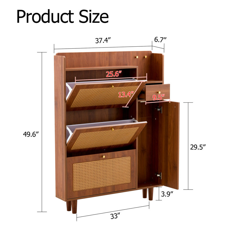 The Modern Minimalist Mdf Shoe Cabinet, Suitable For A Variety Of Styles Including Nordic, Japanese, And Industrial